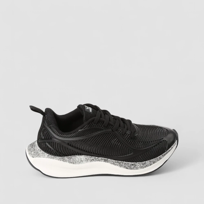 Tênis Esportivo Masculino Vertus Mesh Texturizado Preto
