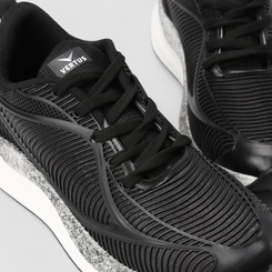 Tênis Esportivo Masculino Vertus Mesh Texturizado Preto
