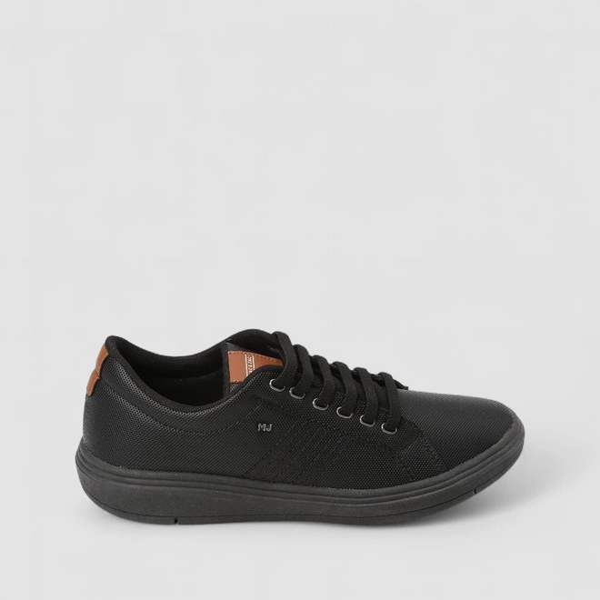 Tênis Casual Masculino Mac & Jac Elástico Preto