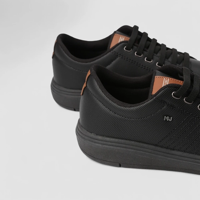 Tênis Casual Masculino Mac & Jac Elástico Preto