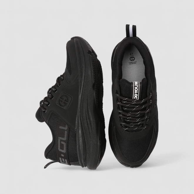 Tênis Esportivo Masculino Ollie Originals Mesh Preto