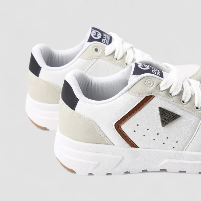 Tênis Casual Masculino Ollie Originals Nobuck Branco