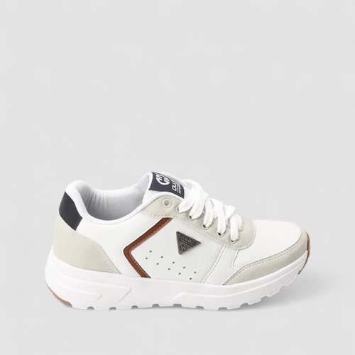 Tênis Casual Masculino Ollie Originals Nobuck Branco