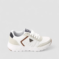 Tênis Casual Masculino Ollie Originals Nobuck Branco