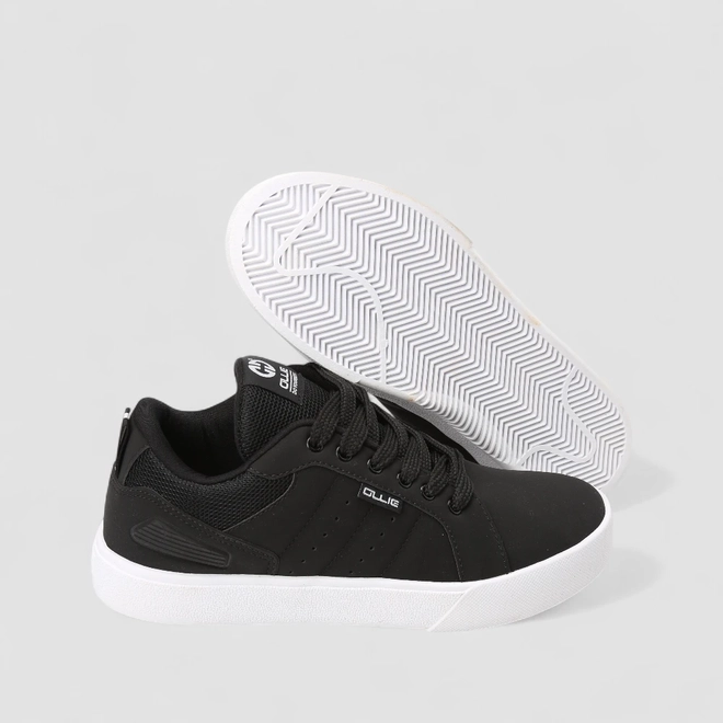 Tênis Casual Masculino Ollie Originals Mesh Nobuck Preto