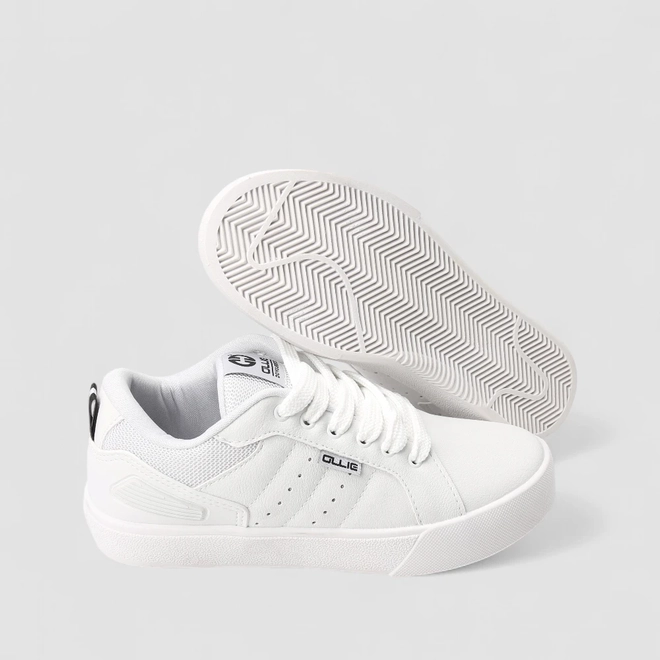 Tênis Casual Masculino Ollie Originals Mesh Branco