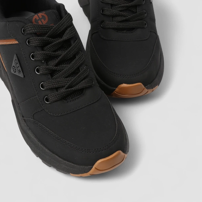 Tênis Casual Masculino Ollie Originals Nobuck Preto