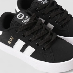Tênis Casual Infantil Ollie Originals Preto & Branco