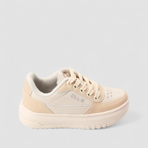 Tênis Casual Infantil Ollie Originals Bege & Off White