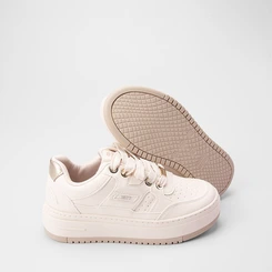 Tênis Casual Feminino Via Marte Marfim