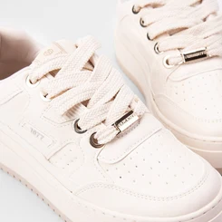 Tênis Casual Feminino Via Marte Marfim