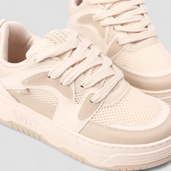Tênis Casual Feminino Via Marte Tela Marfim