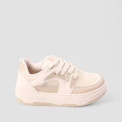 Tênis Casual Feminino Via Marte Tela Marfim
