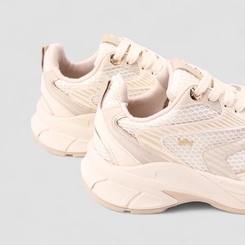 Tênis Casual Feminino Via Marte Tela Bege