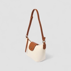 Bolsa De Mão Gabriela Pequena Transversal Off-white
