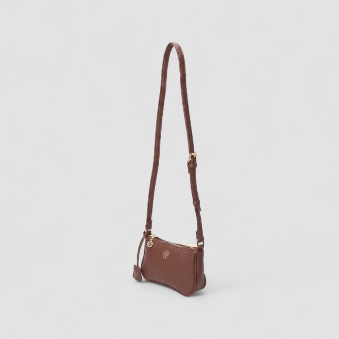Bolsa Transversal Penélope Pequena Marrom