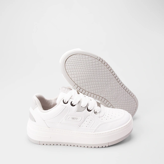 Tênis Casual Feminino Via Marte Branco