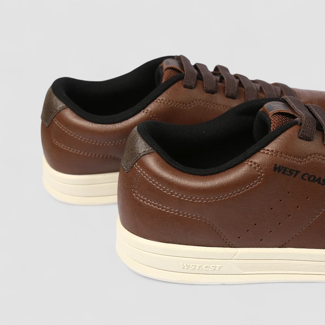 Sapatênis Masculino West Coast Elástico Marrom