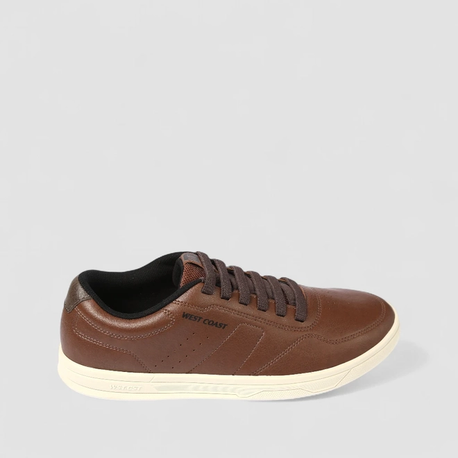 Sapatênis Masculino West Coast Elástico Marrom