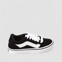 Tênis Casual Feminino Star Feet Camurça Preto E Branco