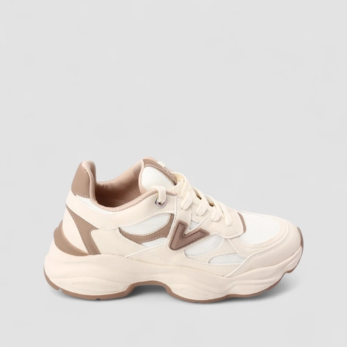 Tênis Chunky Feminino Via Marte Bege