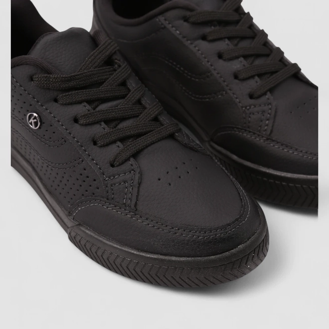 Tênis Casual Feminino Kolosh Perfuros Preto
