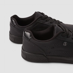 Tênis Casual Feminino Kolosh Perfuros Preto