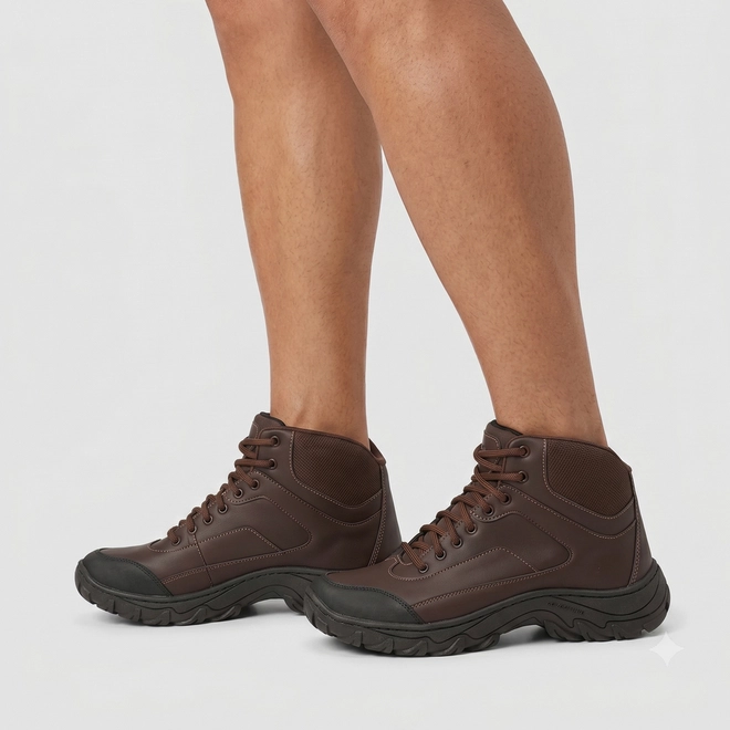 Bota Coturno Masculino Mac & Jac Adventure Mesh Marrom