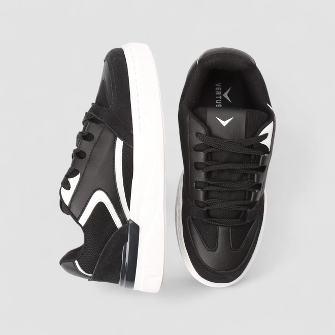 Tênis Casual Masculino Vertus Mesh Preto