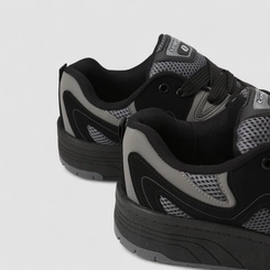 Tênis Casual Masculino Logus Original Mesh Preto & Cinza