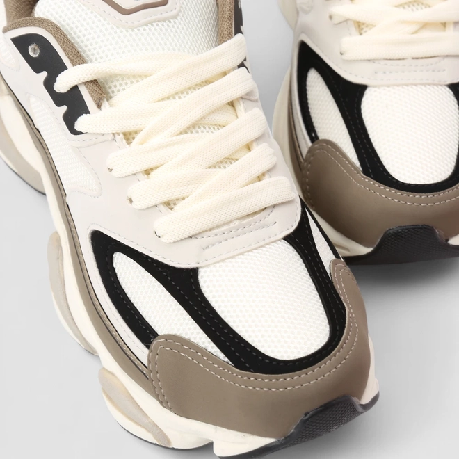 Tênis Chunky Masculino Logus Original Mesh Detalhe Recortes Off White