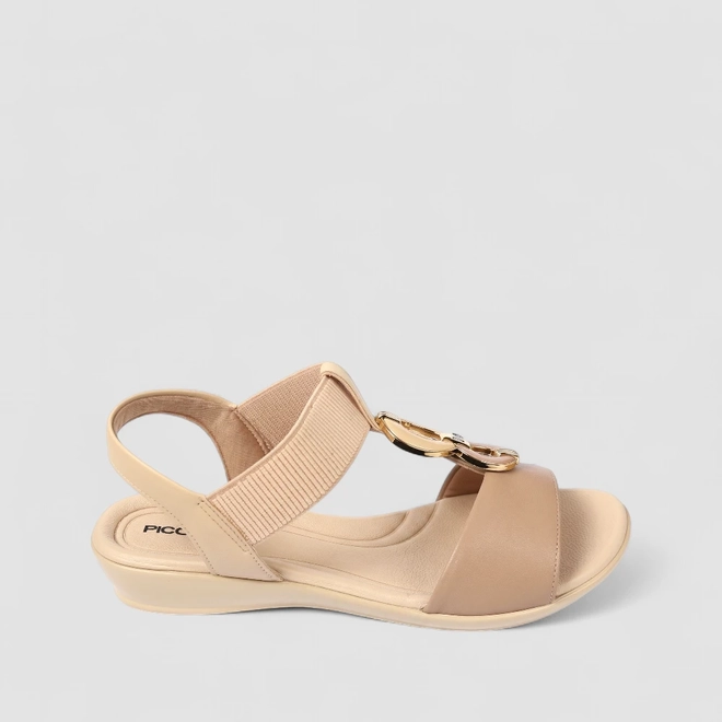 Sandália Feminina Piccadilly Corrente Nude