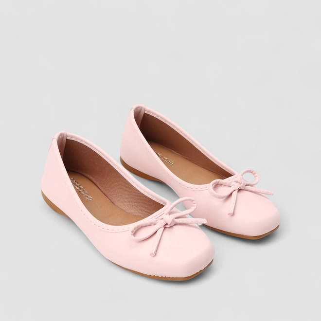 Sapatilha Infantil Gabrielinha Detalhe Laço Rosa