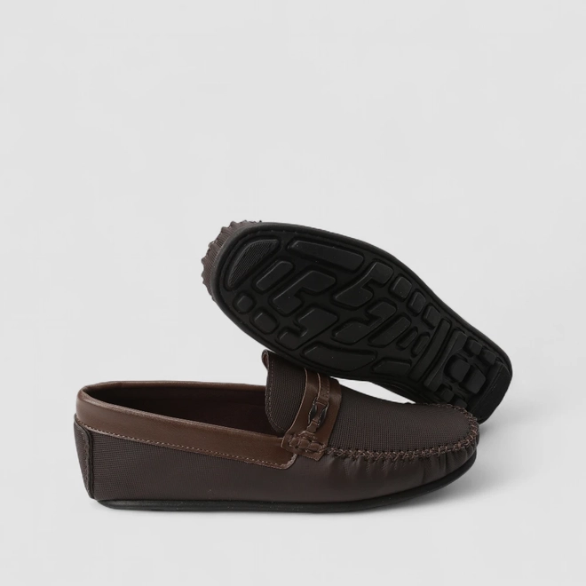 Mocassim Masculino Woche Texturizado Marrom
