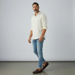 Mocassim Masculino Woche Texturizado Marrom