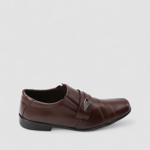 Sapato Social Masculino Woche Detalhe Fivela Marrom