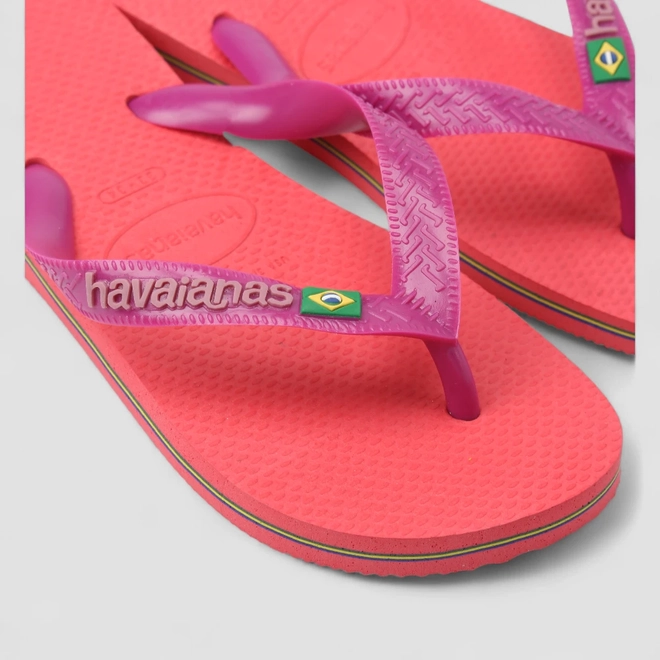 Chinelo Feminino Havaianas Brasil Original Rosa