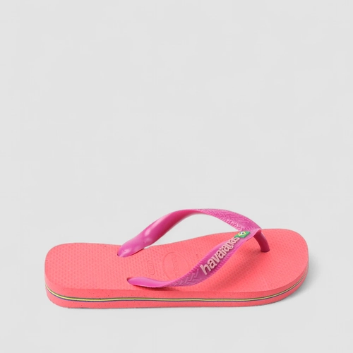 Chinelo Feminino Havaianas Brasil Original Rosa