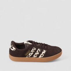 Tênis Casual Feminino Adidas VL COURT 3.0 Original Onça Marrom