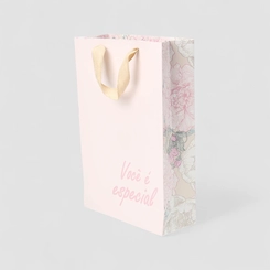 Sacola STZ Pequena Você É Especial Rosa