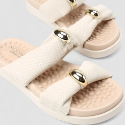 Tamanco Feminino Modare Ultraconforto Detalhe Bold Off White