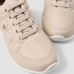 Tênis Casual Feminino Kolosh Matelassê Nude