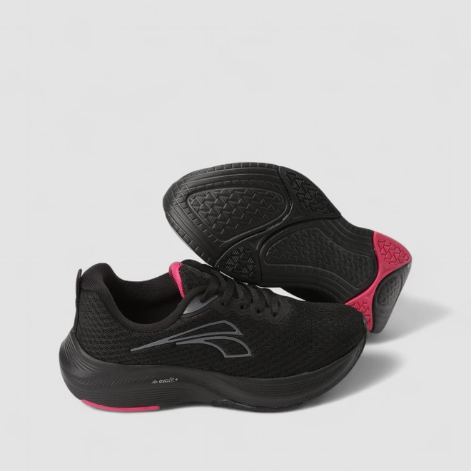 Tênis Esportivo Feminino Kolosh EvaFit+ Grip Preto