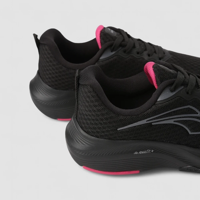 Tênis Esportivo Feminino Kolosh EvaFit+ Grip Preto