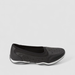 Slip On Feminino Kolosh Calce Fácil Perfuros Preto