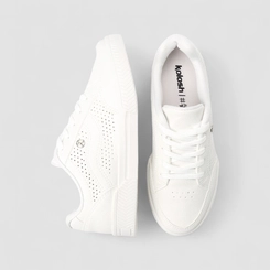 Tênis Casual Feminino Kolosh Perfuros Branco