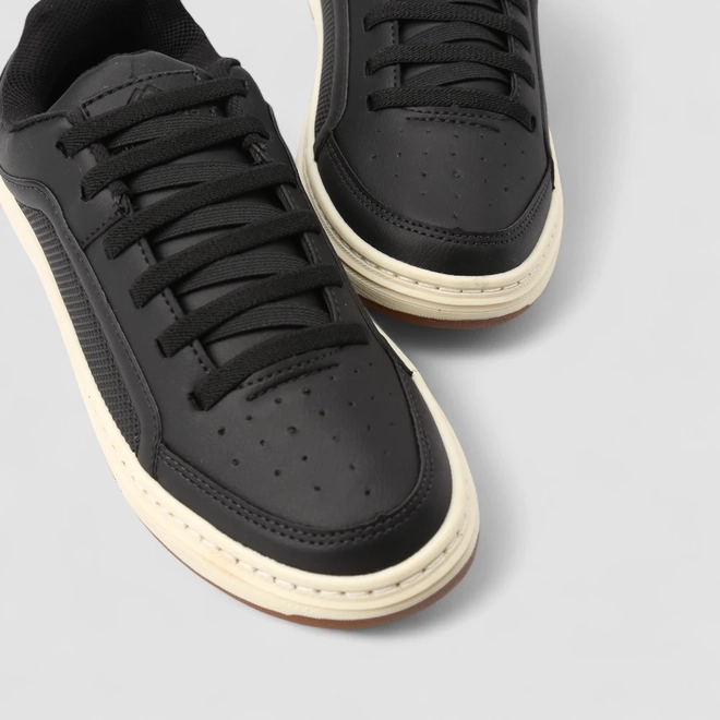 Tênis Casual Masculino Woche Elástico Preto