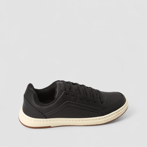 Tênis Casual Masculino Woche Elástico Preto