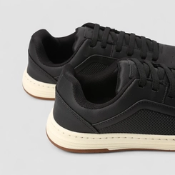 Tênis Casual Masculino Woche Elástico Preto