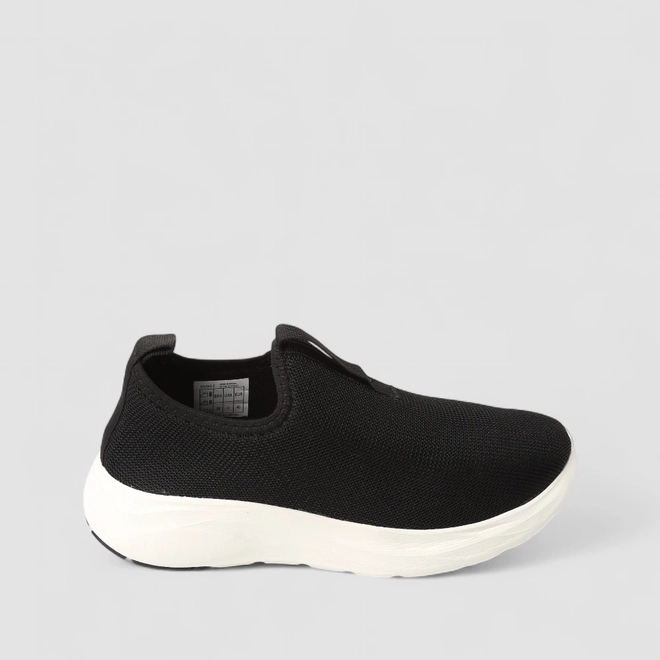 Slip On Esportivo Masculino Vertus Knit Preto